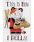 DIY Design Works How I Roll Cat Sushi Counted Cross Stitch Kit 5x7